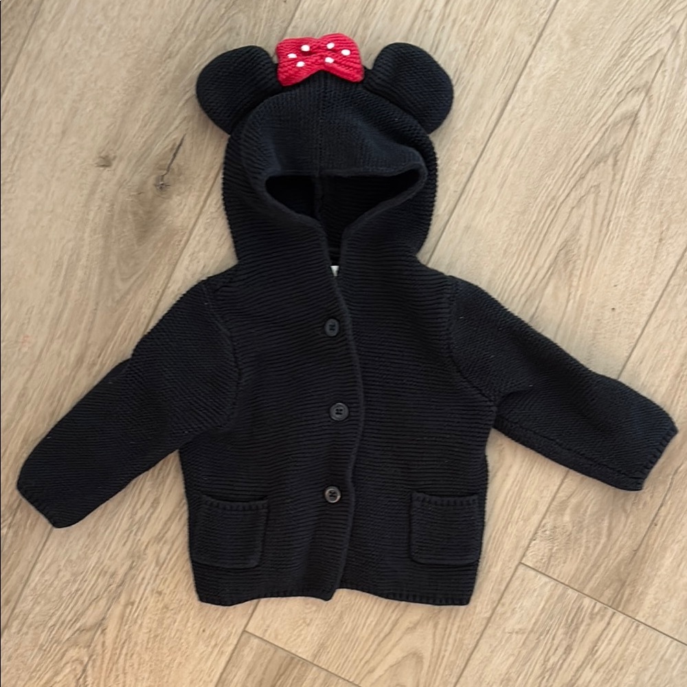 Baby Gap Disney Baby Minnie Mouse knit sweater size 6-12 months